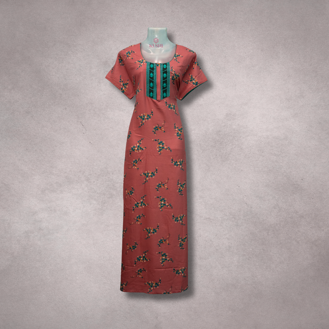 Alpine Rust Floral Nighty