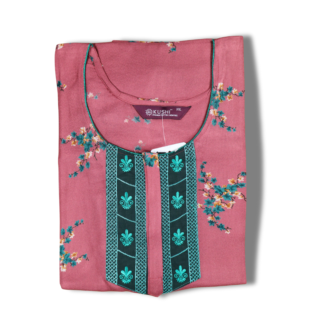 Alpine Rust Floral Nighty