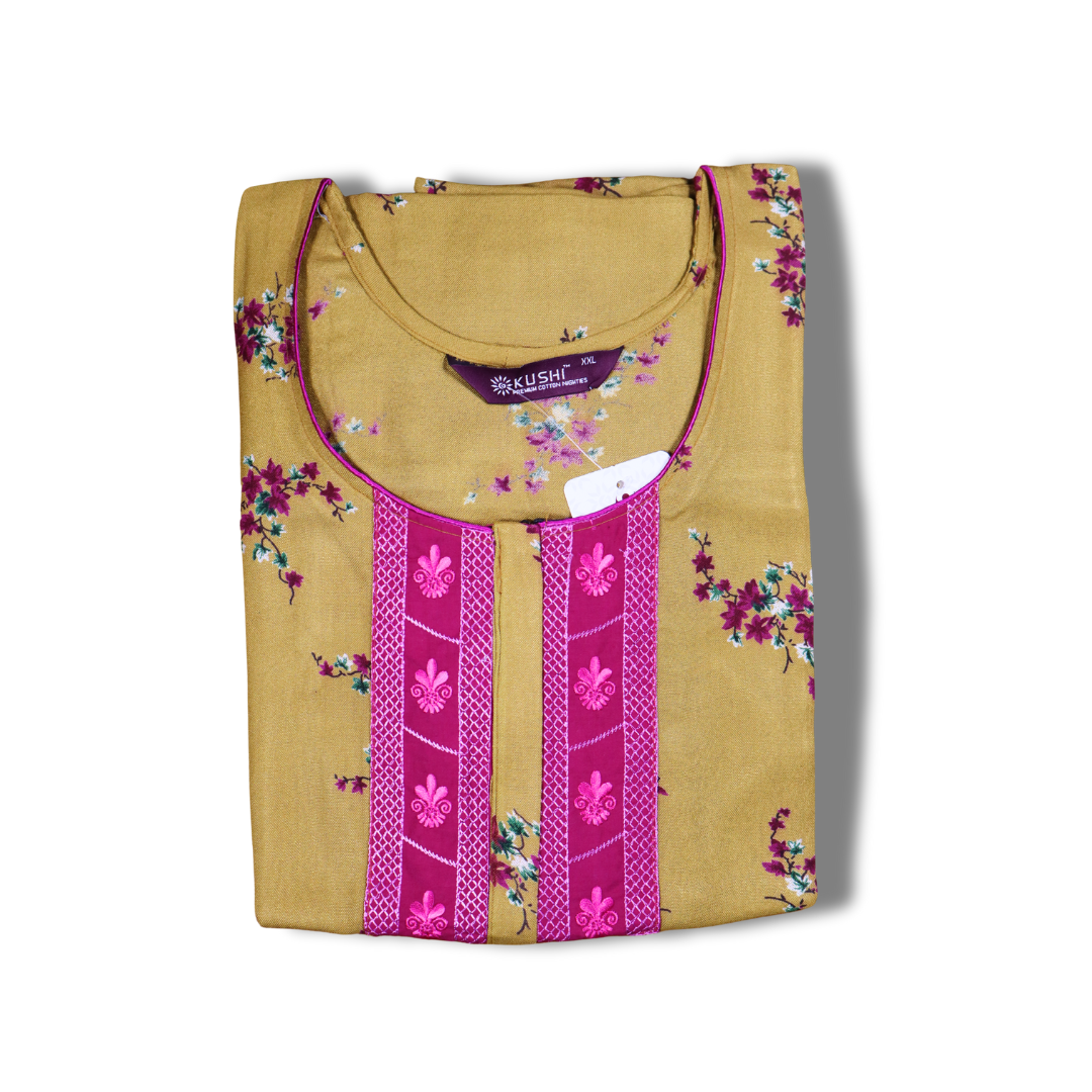 Alpine Rust Floral Nighty